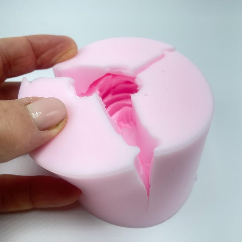 3d Magnolia silicone mold. Southern Magnolia silicone mold for Soap. Flower moldt. Floral mold. Magnolia mold. image 10