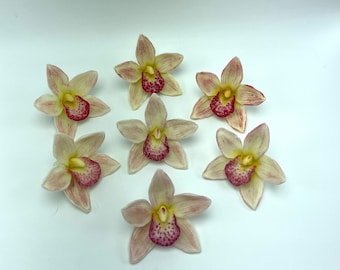 3d Orchid silicone mold for soap. Large Orchid Flower mold. Realistic floral mold. Craft molds