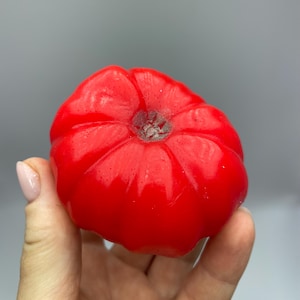 Whole tomato silicone molds. Realistic 3d food grade silicone mold for Epoxy Wax Soap etc
