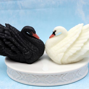 SWAN 3d silicone mold. Large swan silicone mold. Swan mold for soap. Swan mold for candles. Swan mold for resin