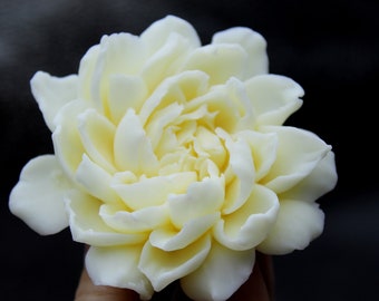 Gardenia mold for soap. Large flower silicone 3d mold.  Epoxy Resin mold. Food grade molds