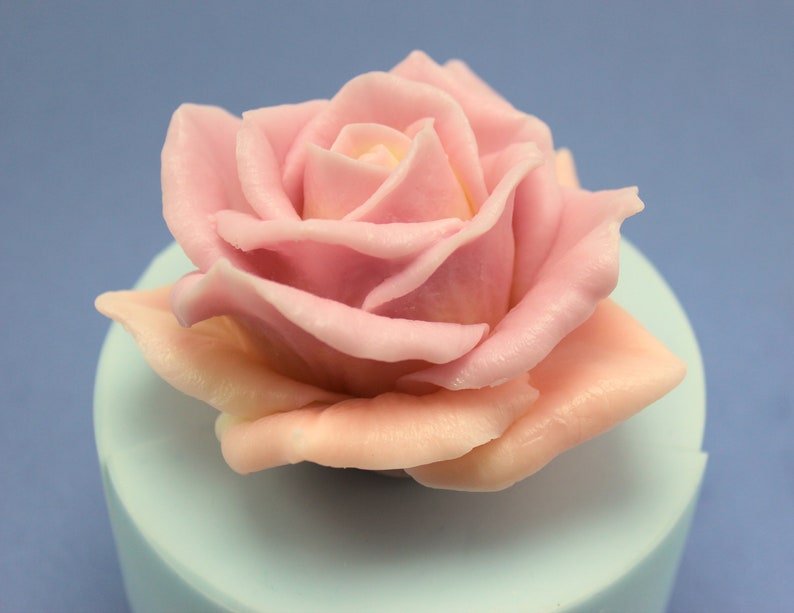 Extra Large 3d Rose Silicone mold for Soap. Flower silicone Etsy
