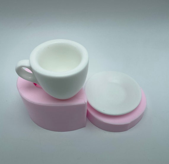 Coffee Mug Mold. Small Tea Cup Mold. Hot Chocolate Cup Craft Silicone Mold  for Soap, Epoxy, Etc 