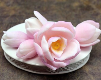 Magnolia silicone molds. Soap flower food grade mold
