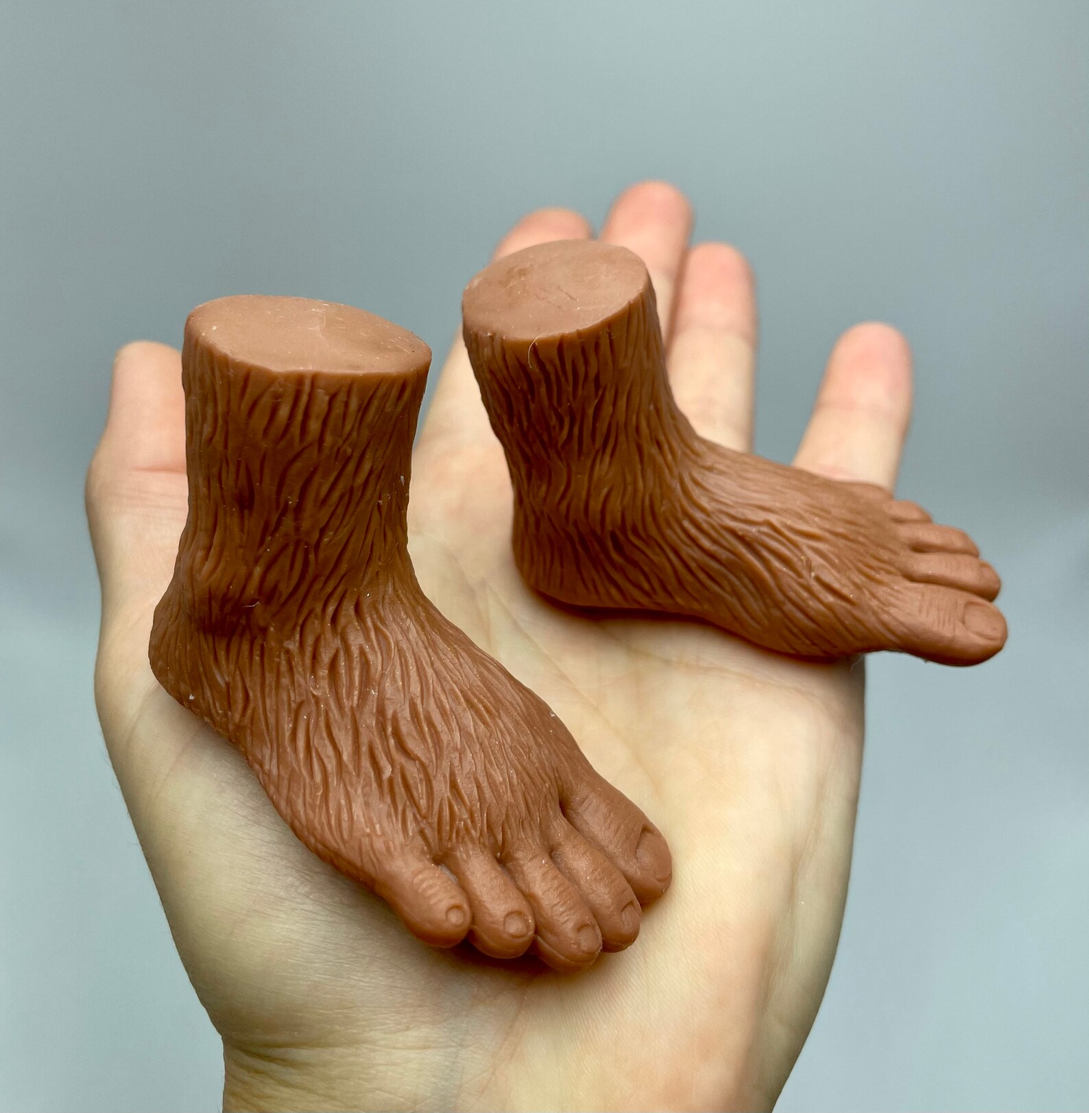 Bigfoot 3d Silicone Mold. Yeti Foot Wax Cement Concrete Epoxy Etsy