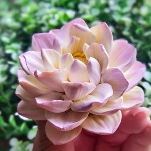 3d Dahlia silicone Mold for soap. Floral 3d mold. Flower silicone mold.