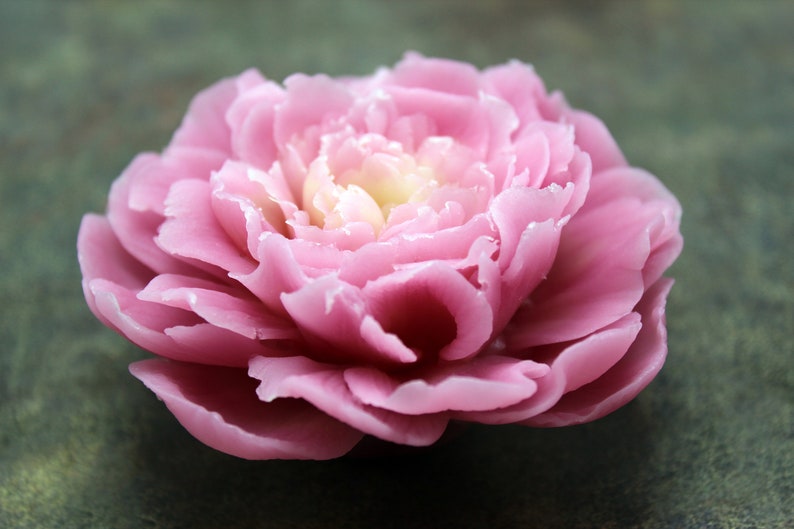 Peony flower 3d silicone mold for Soap. Soap making Supplies. image 6
