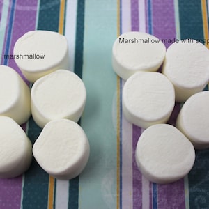 Large marshmallow mold. Jet-Puffed marshmallow silicone mold for kraft.