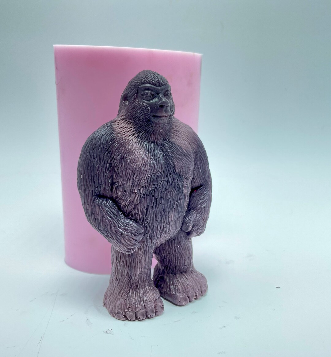 3d Bigfoot Silicone Mold. Yeti Craft Mold. Humanoid Sasquatch Mold for