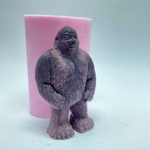 3d Bigfoot silicone mold. Yeti craft mold. Humanoid Sasquatch mold for soap, candles, epoxy resin etc...