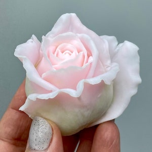 Rose Flower Silicone DIY Mold Soap Candle Chocolate Candy Mould 3D Rose  Flower Candle Mould Silicone Mold for Candle Making DIY Candle Mould 