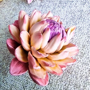 3d Dahlia silicone Mold for soap. Floral 3d mold. Flower silicone mold.