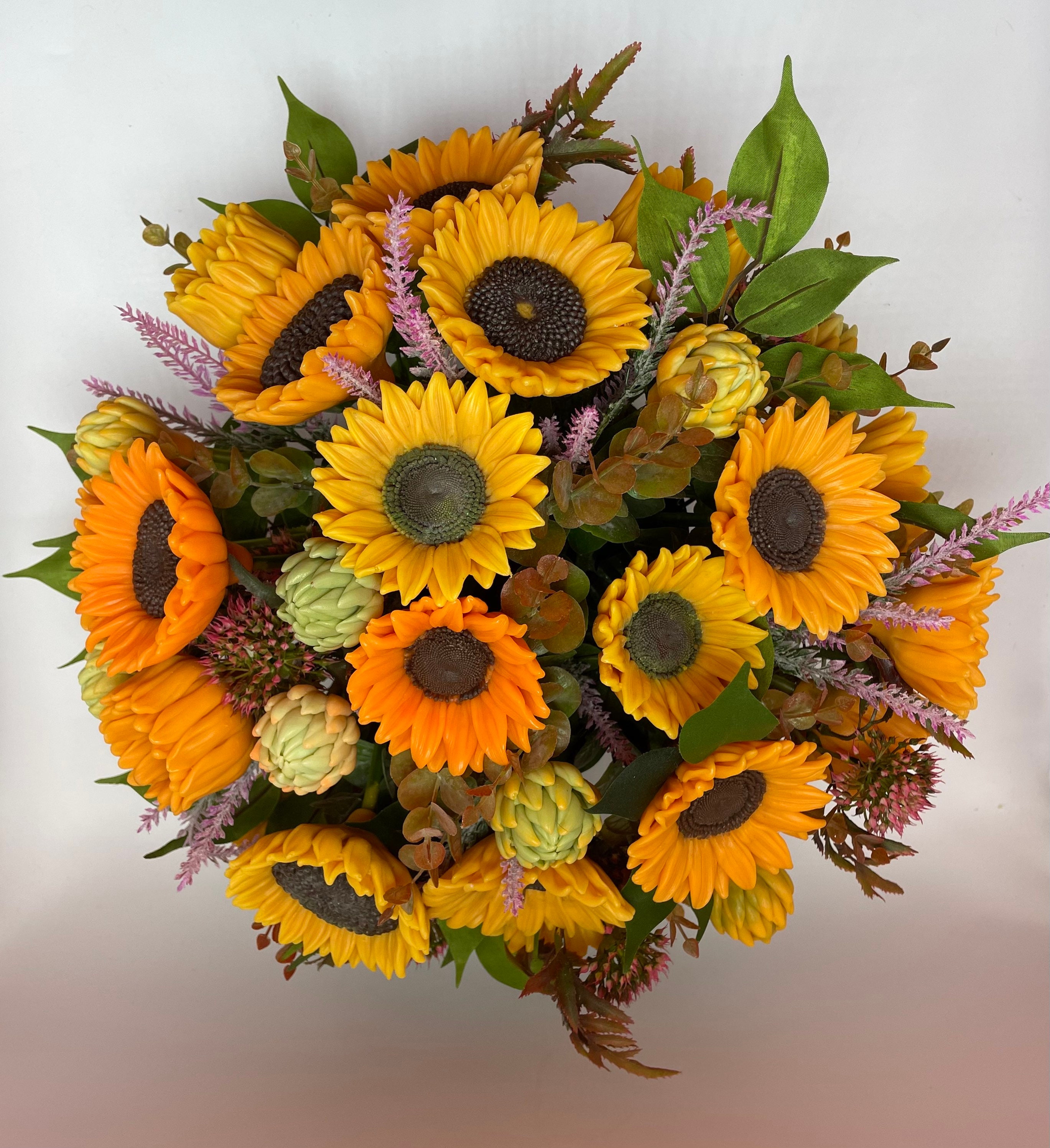 CrazyMold Sunflower Bowl Resin Mold - Create Floral Storage Decor