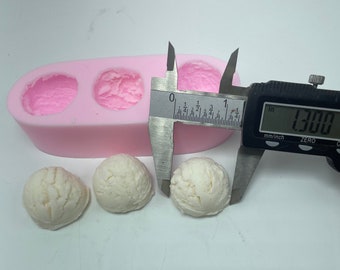 Kleine Eiskugel Silikonform. Eisbecher Gießform für Seife. Gießform für Harz. Gießform für Wachs.