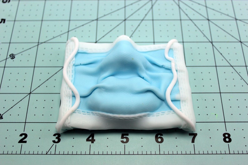 Covid face mask silicone mold for Soap. Epoxy Resin Wax Candy Etsy
