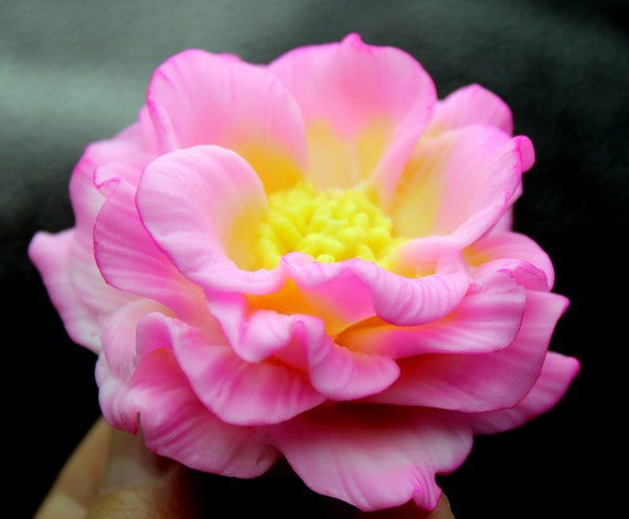 Flower 3d silicone mold. Wild rose flower craft silicone mold. Realistic flower mold. Floral Soap mold