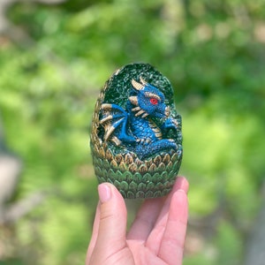Large Hatching dragon mold. 3d dragon mold for your craft.