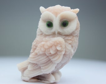 EULE 3D Silikonform. Silikonform Eule. Eulenform für Seife. Eulen-Gießform für Kerzen. Eulen Gießform für Resin