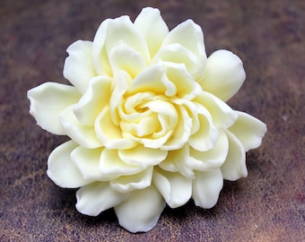 Gardenia silicone mold. Large flower 3d mold.  Epoxy Resin mold.