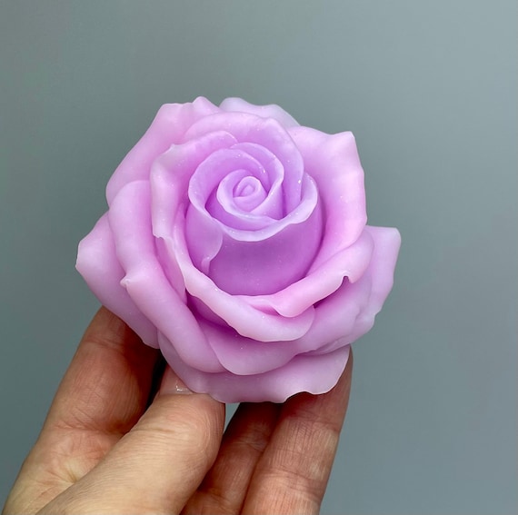 Extra Large 3d Rose Silicone Mold for Soap. Flower Silicone Mold