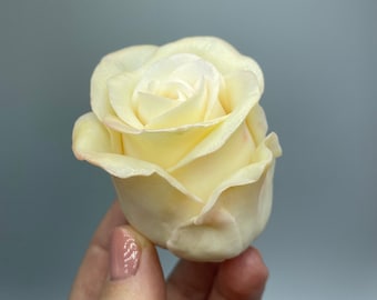 Large 3d Rose Bud silicone mold for soap. Mold for Resin. Rose Bud Flower Silicone mold. Craft silicone mold