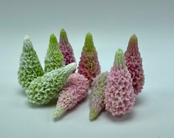 Moldes de silicona con forma de flor de Verónica. Molde floral. Molde de silicona para jabón.