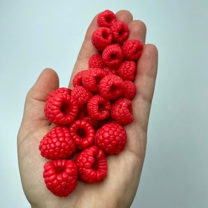 Raspberry 3D silicone mold. Mold for soap Epoxy resin etc... Soap embeds mold image 9