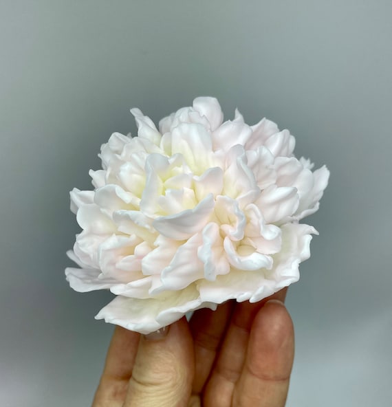 Stampo In Silicone Artigianale – Forma Fiore Rosa Medio-Grande Per Saponi E Hobby Creativi - 3