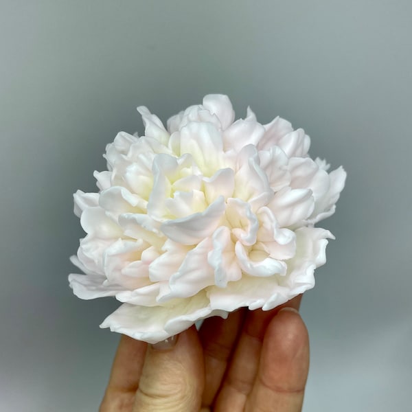 Große 3D Pfingstrose Blume 3D Silikonform für Seife Epoxy etc. Craft Silikonform Seife machen Lieferungen.