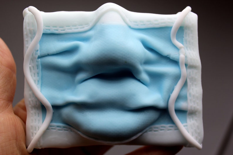 Covid face mask silicone mold for Soap. Epoxy Resin Wax Candy Etsy