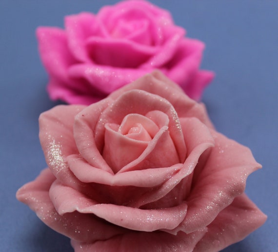 Extra Large 3d Rose Silicone Mold for Soap. Flower Silicone Mold