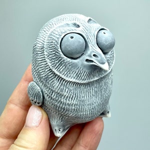 3d Funny Owl silicone mold. Owl bird silicone mold for soap Wax Epoxy etc...