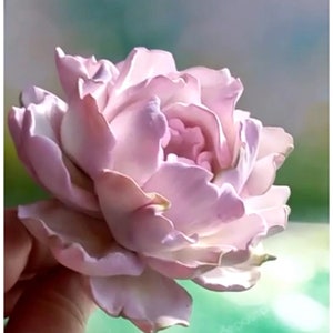 Large 3d Peony flower 3d silicone mold for Soap Epoxy etc. Food grade silicone mold.