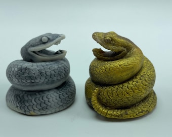 Kleine 3D Schlange Silikonform. Cobra Schlangenform für Wachsseife Beton Epoxidharz etc.