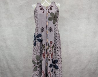 Vestito lungo da sole riciclato - Large