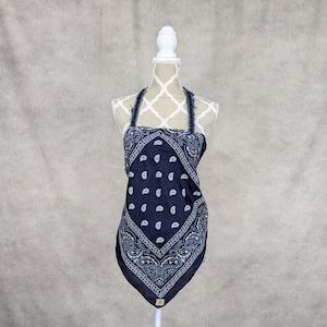 Upcycled Bandana Top - S/M