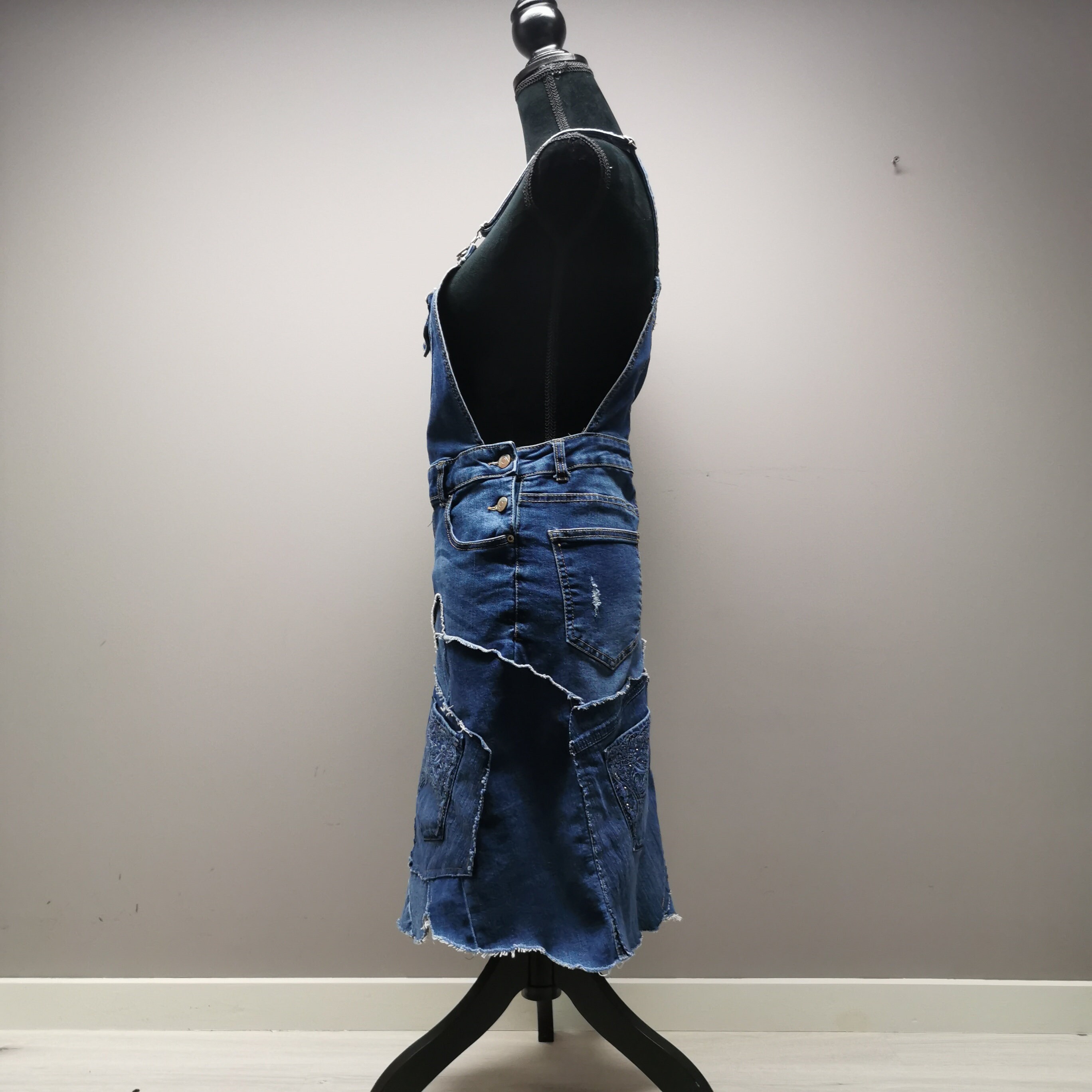 Louis Vuitton Denim Patchwork Dress — UFO No More