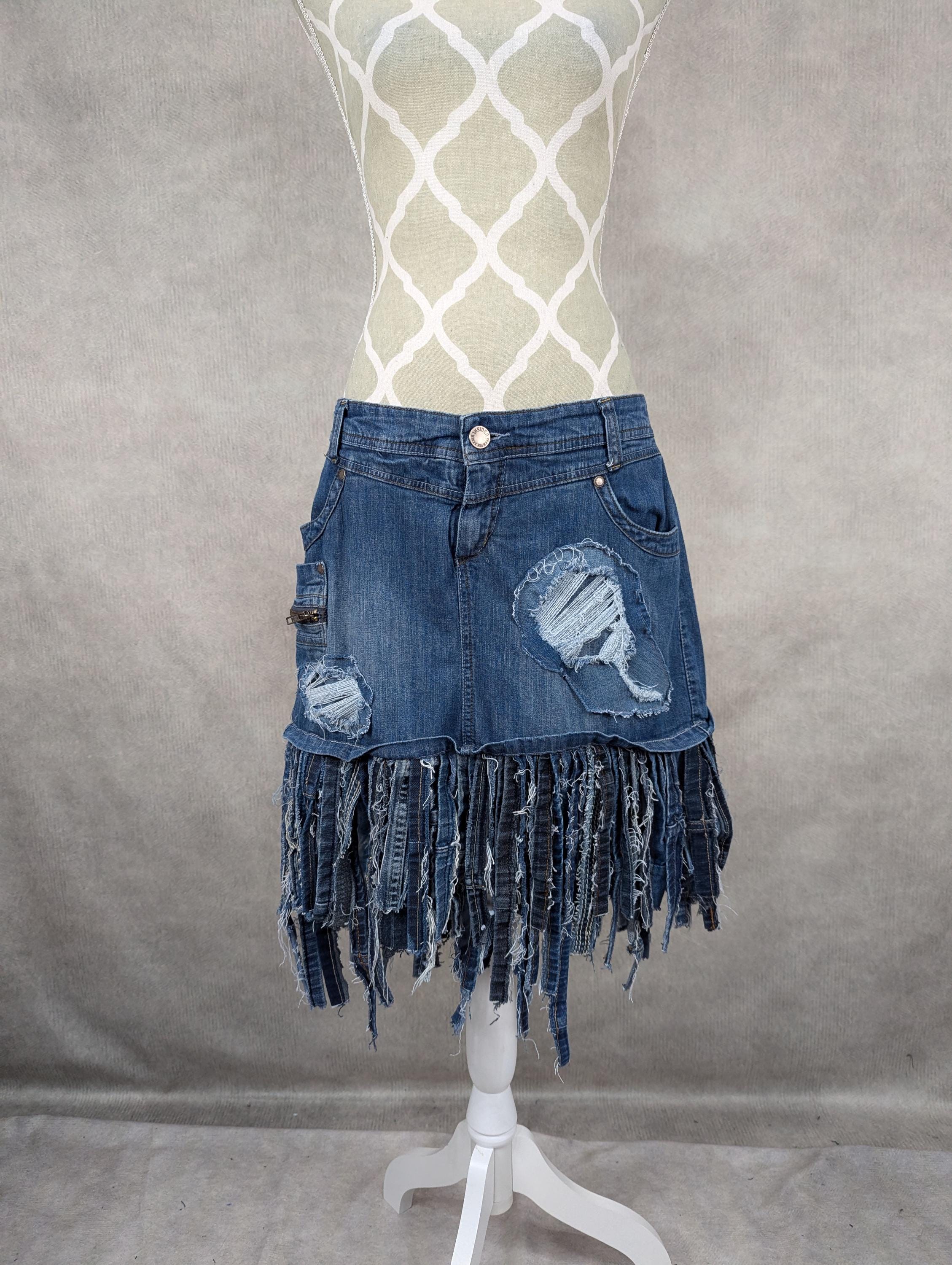 Falda Pantalón Denim Mujer Tallas 38-48 – Guadalupe Loves Curling