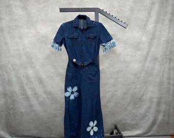 Återvunnen denimjump – XSmall