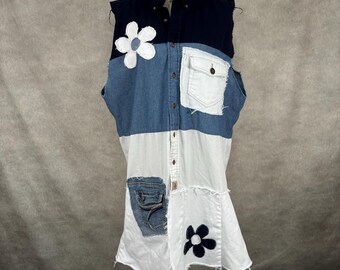 Upcycled Plus Size Dress- XL/2X