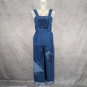 Salopette en denim recyclé - Petite