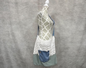 Upcycled Knit Shoulder Bag
