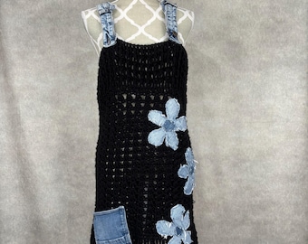 journey t shirt dress Journey Tshirt Upcycled Dress, One of a Kind, Size M