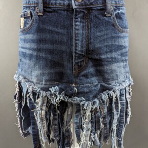 X HD Aline Fringe Hem Skirt-Point