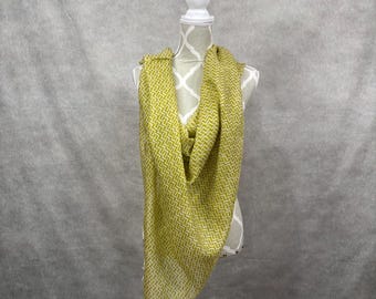 Leichter Upcycled Schal / Poncho-O / S