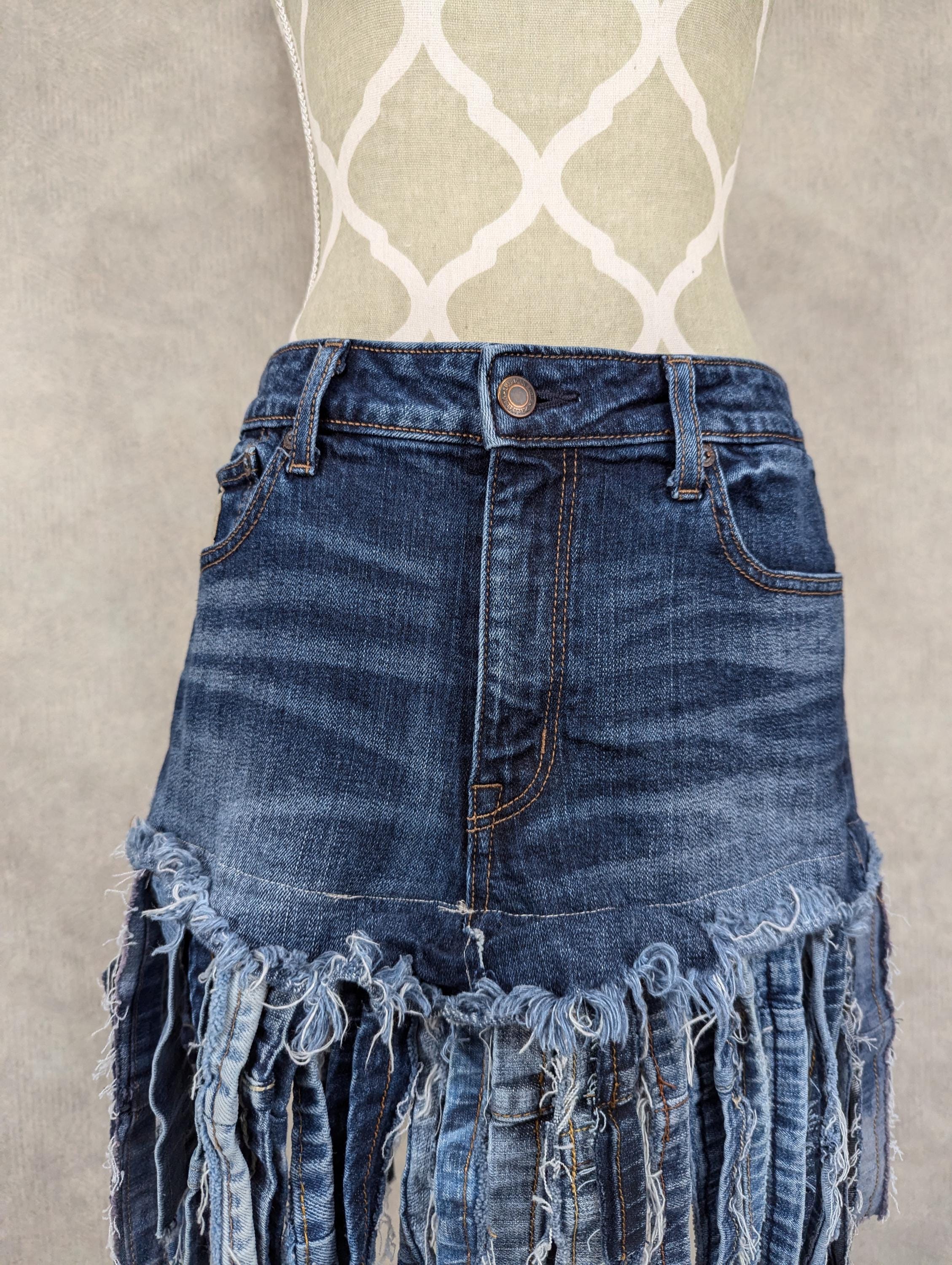 【GRANCY】Fringedesign Denim Skirt GRANCY（グランシー）の「【GRANCY】Fringedesign Denim Skirt