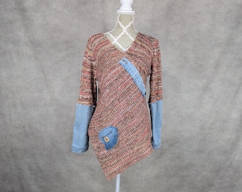 Sweter z recyklingu - średni