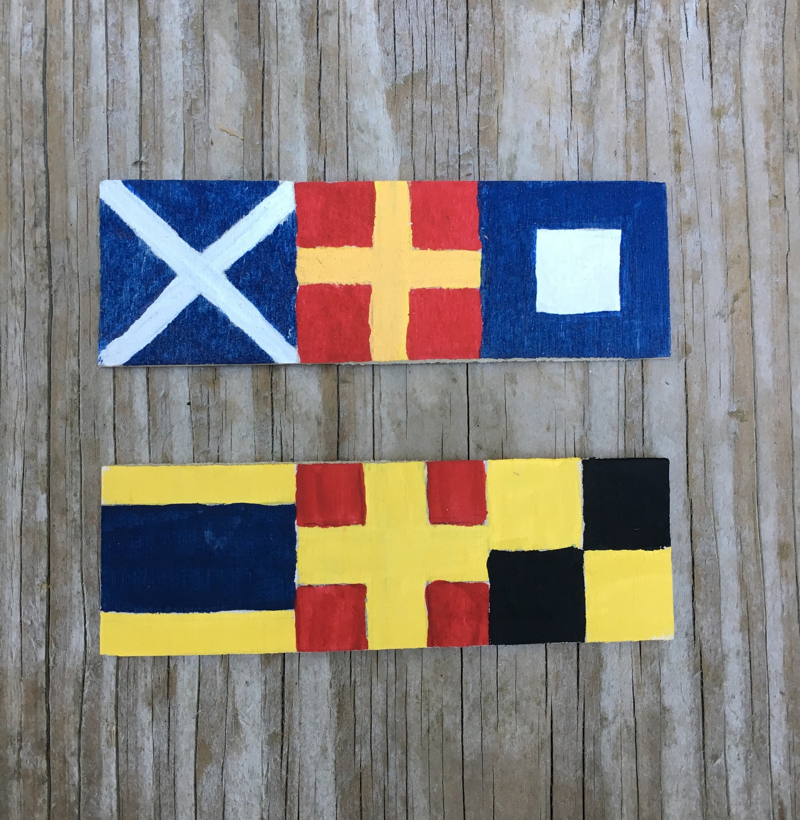 Custom Nautical Flag Monogram Etsy