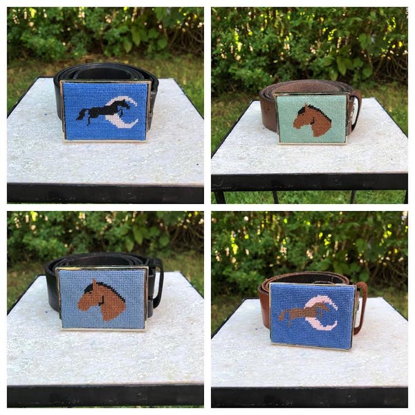 Needlepoint Belt Etsy