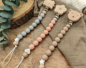 Pacifier chain simple | Silicone beads